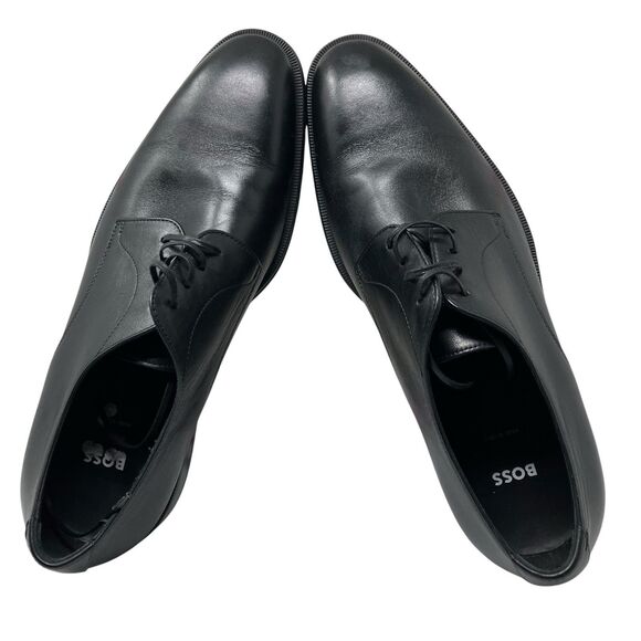 Boss‎ Dress Shoes Mens 7 Black Leather Lace Up Formal Office NYE Party Evening main image 11
